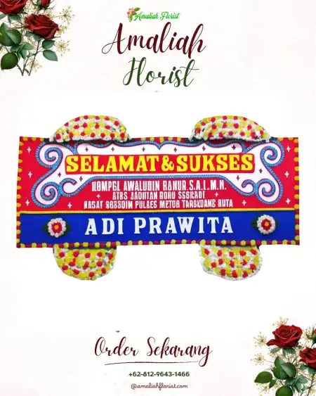 Papan Bunga Ucapan Selamat Tahtul Yaman